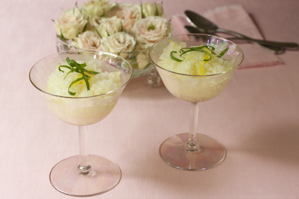 Lemond basil italian ice