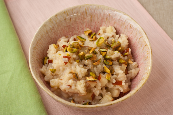 Vegan Rice Pudding with Jujube fruit