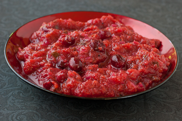 Cranberry Jalapeno Persimmon Chutney