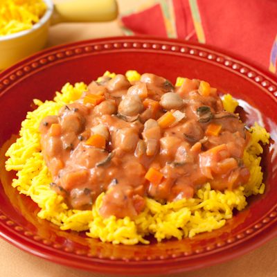 Chickpeas Indian Spices Saffron Rice