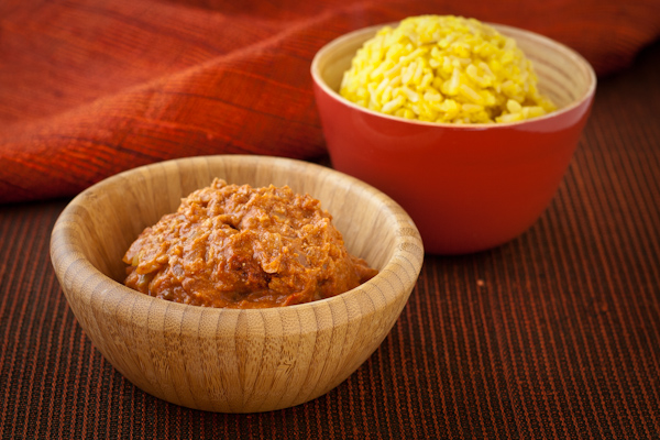 Vegetarian Keema Saffron Rice Glutenfree