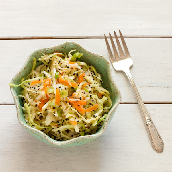 Asian-inspired Cabbage Slaw from Stephanie Weaver | Gluten-free, vegan, paleo, Whole30, dairy-free