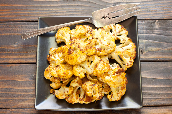 Roasted Curried Cauliflower from Stephanie Weaver | Gluten-free, vegan, low-sodium