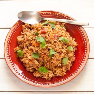 Salsa Rice | Gluten-free, low-sodium, vegan