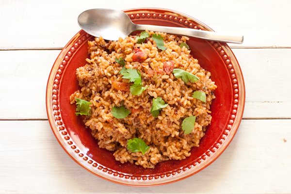 Salsa Rice | Gluten-free, low-sodium, vegan