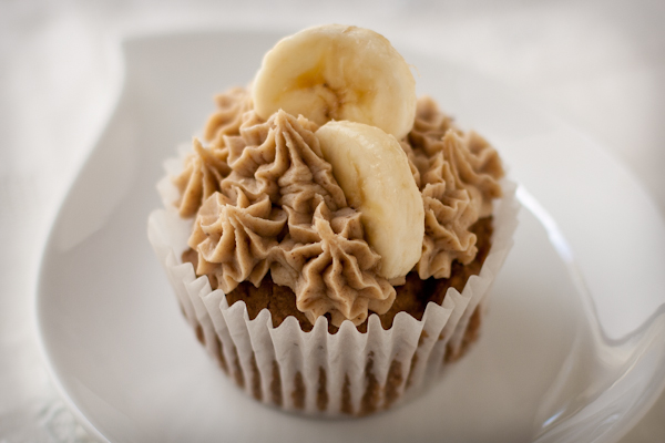 Roasted Banana Mochi Cupcake Gluten-free Vegan