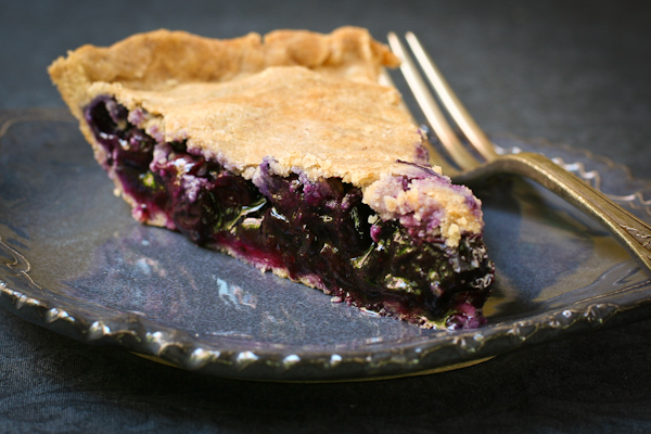 Blueberry Pie gluten-free sugarfree healthy recipe