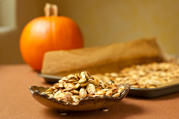 Spiced Roasted Pumpkin Seeds