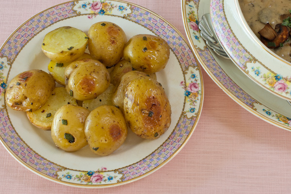 Sage Roasted Baby Potatoes