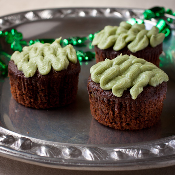 Peppermint Paddy Cupcakes