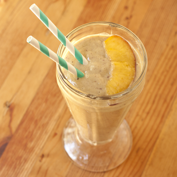 Peach Mango Power Smoothie from Recipe Renovator