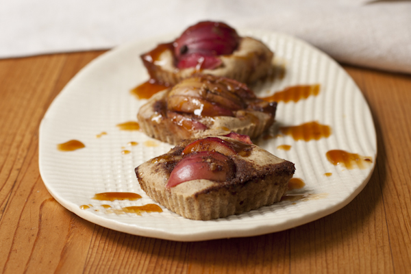 Dutch Apple Cakes with boiled cider glaze