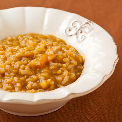 Pumpkin risotto