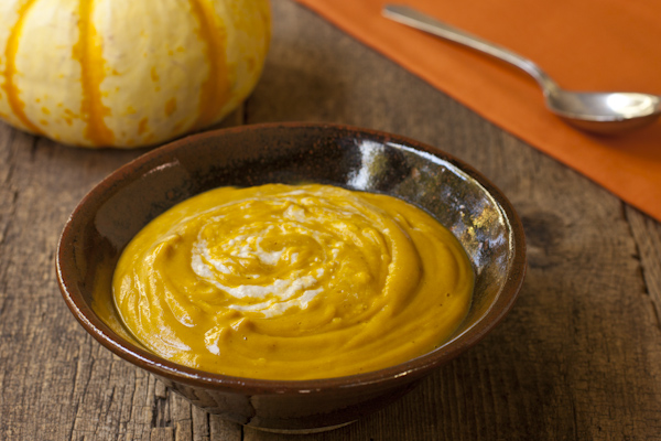 Curried Pumpkin and Red Lentil Soup