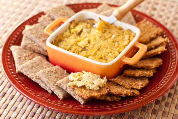 Caramelized Onion and Artichoke Onion Dip | Vegan | Gluten-free