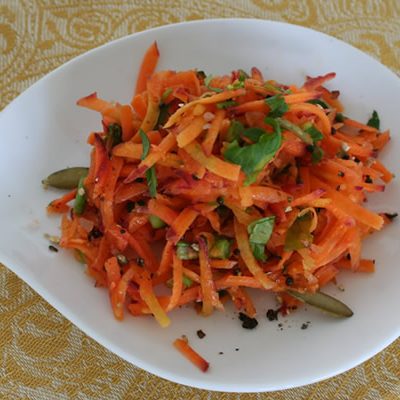 Raw Moroccan Carrot Salad