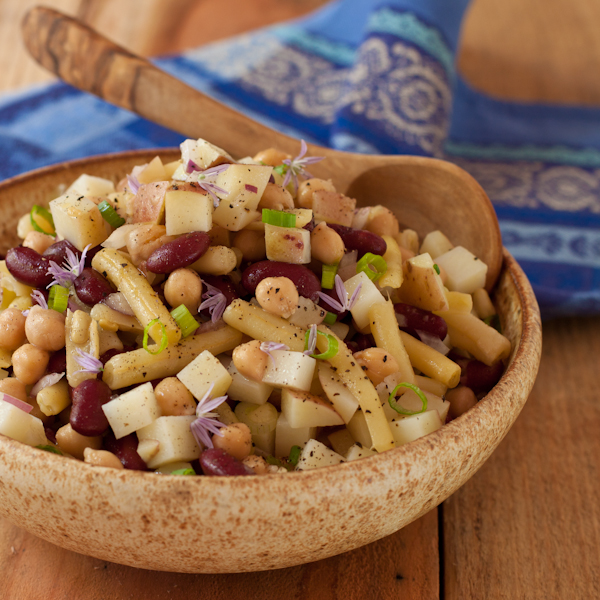 Three Bean and Potato Salad from Recipe Renovator
