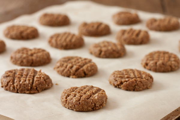 Almond butter dog biscuits
