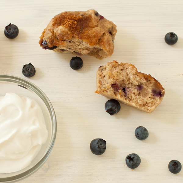 Blueberry Sour Cream Muffins | Recipe Renovator | Gluten-free | Vegan