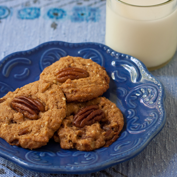 Toffee Pecan Chewies from Twelve Terrific Christmas Cookie Recipes by Recipe Renovator