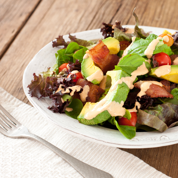 BLT Salad | Recipe Renovator | Low-sodium, gluten-free, migraine-friendly