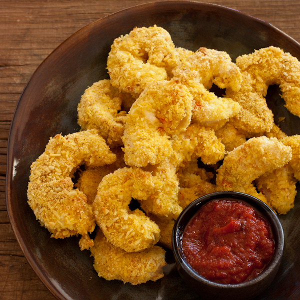 Baked Coconut Shrimp with Spicy Cocktail Sauce | Gluten-free, paleo | Recipe Renovator
