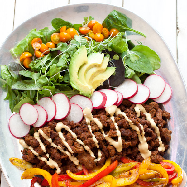 Paleo taco salad | Recipe Renovator | Gluten-free, low-sodium, dairy-free, nut-free