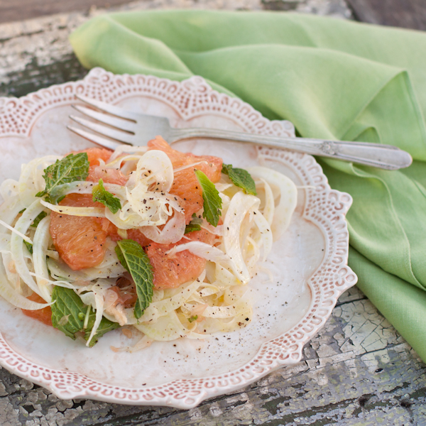 Grapefruit and Shaved Fennel Salad from Recipe Renovator | Gluten-free, paleo, vegan, Whole30