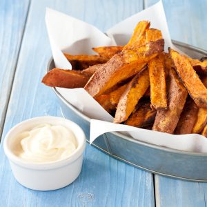 Pumpkin Spice Sweet Potato Fries | Spicy! | Recipe Renovator | gluten-free, paleo, Whole30, vegan