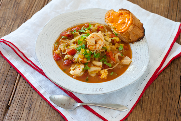 Bouillabaisse and rouille | Gluten-free, paleo (without the bread), dairy-free, healthy!