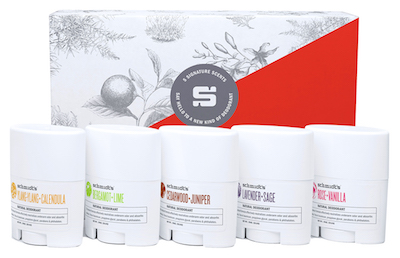 Schmidts' Deodorant Travel Size 5 Pack