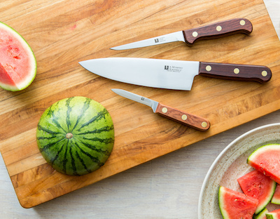 R. Murphy Knives 3-knife chef's set- high quality knives and kitchen equipment made in the USA