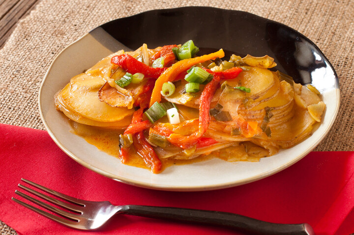 Scalloped Idaho potatoes