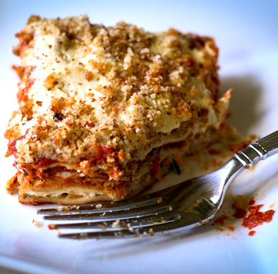 Vegan Lasagna | Dairy-free, gluten-free, plant-based from Stephanie Weaver MPH