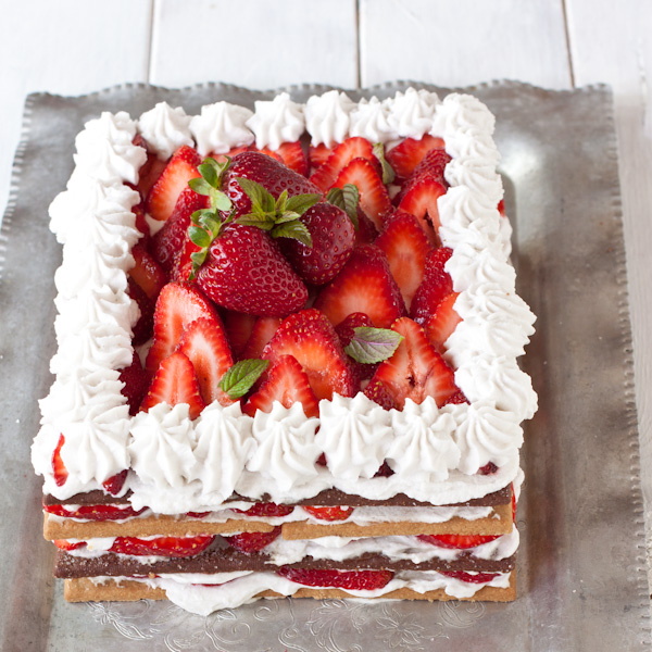 Strawberry Cream Icebox Cake from Migraine Relief Recipes | Gluten-free, dairy-free, migraine-friendly