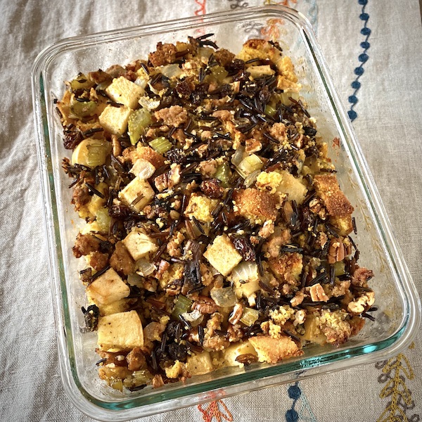 Cornbread sausage stuffing low-sodium