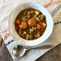 Beef and bean soup