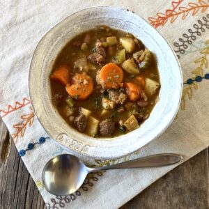 Beef and bean soup